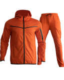 Men's Long Sleeve Colorblock Fashion Two Piece Sports Pants Sets