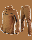 Men's Long Sleeve Colorblock Fashion Two Piece Sports Pants Sets