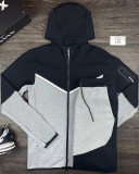 Men's Long Sleeve Colorblock Fashion Two Piece Sports Pants Sets