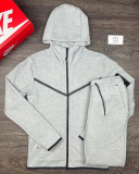 Men's Long Sleeve Colorblock Fashion Two Piece Sports Pants Sets