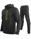 Men's Long Sleeve Colorblock Fashion Two Piece Sports Pants Sets