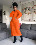 Knitted Women Winter Fashion Winter Dress Sweater Dress S-XXL