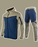 Men's Long Sleeve Colorblock Fashion Two Piece Sports Pants Sets