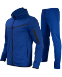 Men's Long Sleeve Colorblock Fashion Two Piece Sports Pants Sets