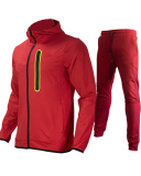 Men's Long Sleeve Colorblock Fashion Two Piece Sports Pants Sets