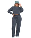 Causal Women Sporty Two Piece Pant Outfits S-XXL