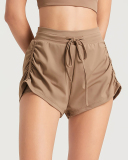 Ruched Running Women Sporty Shorts S-XL