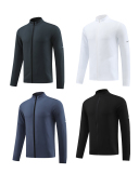 Fall & Winter Men's Long Sleeve Quick Dry Running Zipper Coat M-3XL
