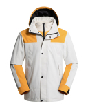 Detachable Two Piece Sets Windproof Waterproof  Inside Fleece Men's  Long Sleeve Jacket S-4XL