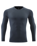 Sports Long Sleeve Crew Neck Men's Autumn Running Top M-3XL