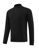 Fall & Winter Men's Long Sleeve Quick Dry Running Zipper Coat M-3XL