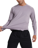 Sports Long Sleeve Crew Neck Men's Autumn Running Top M-3XL