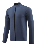 Fall & Winter Men's Long Sleeve Quick Dry Running Zipper Coat M-3XL