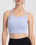 New Double Strap Running Sports Women Vest S-XL(With Pad)