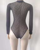 Leopard Print Women Bodysuit