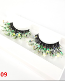 Colorful Luminous 3D False Eyelashes