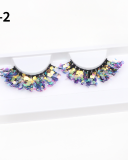 Colorful Luminous 3D False Eyelashes