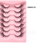 7 Pairs Fox Cat Eye Slanted False Eyelashes