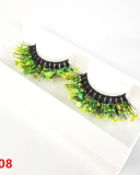 Colorful Luminous 3D False Eyelashes