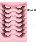 7 Pairs Fox Cat Eye Slanted False Eyelashes