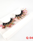 Colorful Luminous 3D False Eyelashes