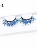 Colorful Luminous 3D False Eyelashes