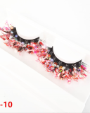 Colorful Luminous 3D False Eyelashes