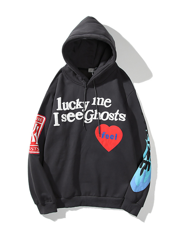 Winter Warm Fashion Letter Printed Cotton Hoodies S-3XL