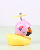 Car Cycling Decoration Wearing Helmet Tiktok Small Yellow Duck