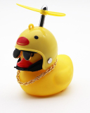 Car Cycling Decoration Wearing Helmet Tiktok Small Yellow Duck