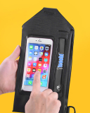 Cycling Outdoor Transparent Velcro PU Mobile Phone Fingerprint Touch Waterproof Bag
