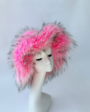 Warm Fur Trendy Popular Imitation Raccoon Fur Hat