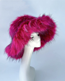 Warm Fur Trendy Popular Imitation Raccoon Fur Hat