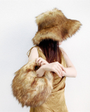 Warm Fur Trendy Popular Imitation Raccoon Fur Hat