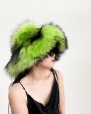 Warm Fur Trendy Popular Imitation Raccoon Fur Hat