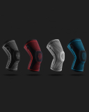 Outdoor Sports Silicone Spring Breathable Knee Pads Mountain Running Basketball Cycling Knitted Knee Pads
