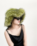 Warm Fur Trendy Popular Imitation Raccoon Fur Hat
