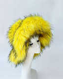 Warm Fur Trendy Popular Imitation Raccoon Fur Hat