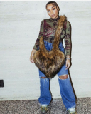 Wholesale Popular Y2K New Style Heart Shaper Fur Crossbody Bag