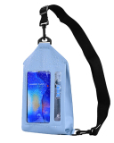 Cycling Outdoor Transparent Velcro PU Mobile Phone Fingerprint Touch Waterproof Bag