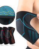 1pcs Sports Tennies Badminton Knitting Elastic Elbows Guard