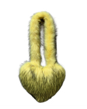 Wholesale Popular Y2K New Style Heart Shaper Fur Crossbody Bag