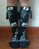 Hand-in-hand Socks Couples Magnetic Pull Cute Christmas Socks Cotton Stick Magnet Midtube Socks