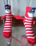 Hand-in-hand Socks Couples Magnetic Pull Cute Christmas Socks Cotton Stick Magnet Midtube Socks