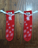 Hand-in-hand Socks Couples Magnetic Pull Cute Christmas Socks Cotton Stick Magnet Midtube Socks