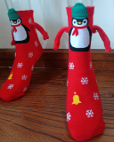 Hand-in-hand Socks Couples Magnetic Pull Cute Christmas Socks Cotton Stick Magnet Midtube Socks