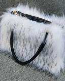 Big Capicity Fur Tote Bag