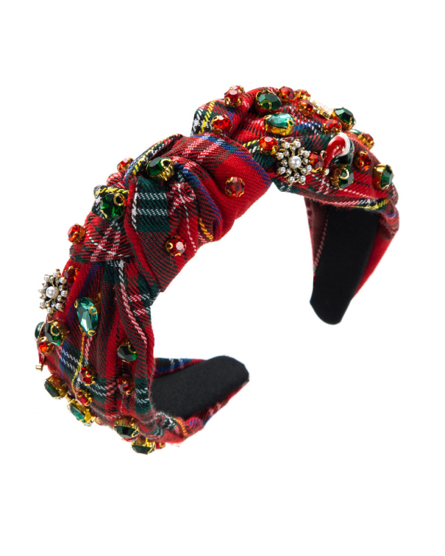 Xmas Grid New Headband