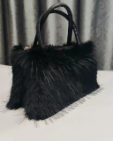 Big Capicity Fur Tote Bag