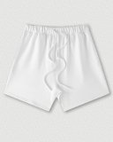 Kids Cotton 305G Loose Long Sleeve Sweatshirt Solid Color Loose Shorts S-2XL